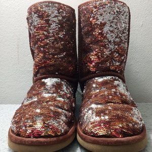 UGG Australia Sparkle Sequin Boots Size Women’s 9